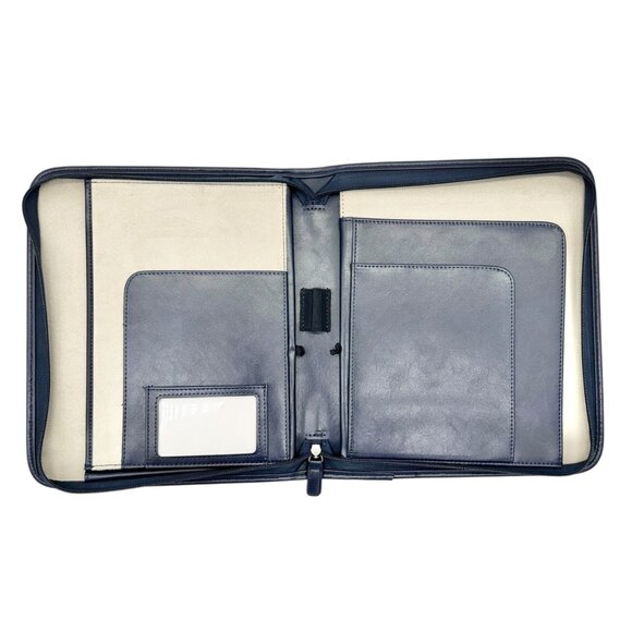 Abound By Marriott Vacations Navy Cream Travel Organizer Binder Zipper Closure - Picture 3 of 8